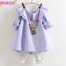 Prinzessin-Mädchen-mittlere Hülsen-Kleid-Hemden des doppelten O-Ansatzes in billigem Preis